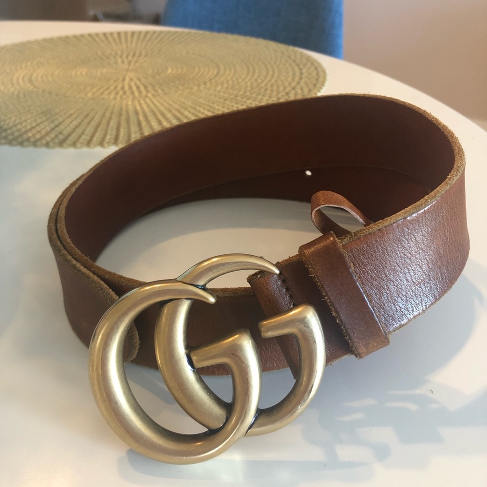Gucci belt double G buckle 80B